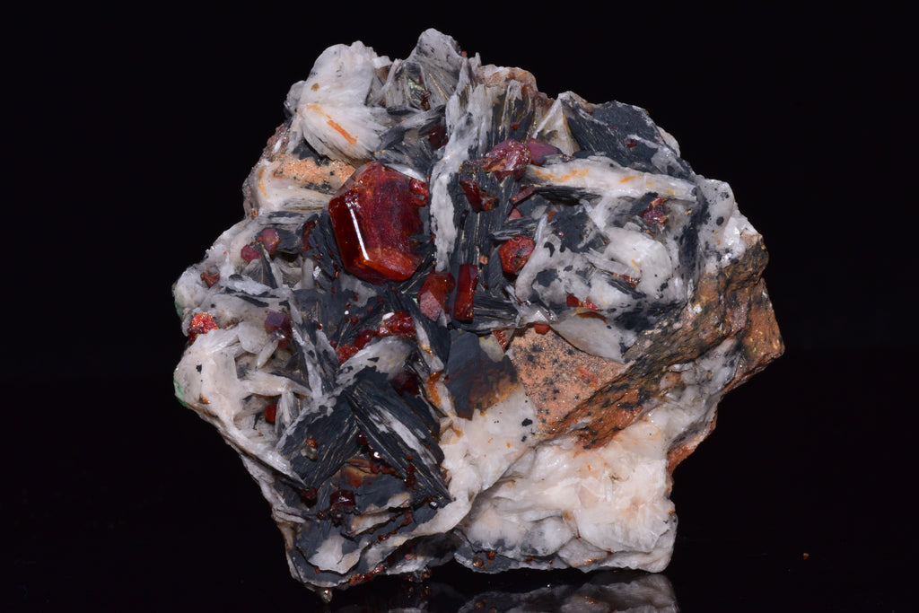 Vanadinite Crystal on Matrix – Moroccan Mineral Specimen