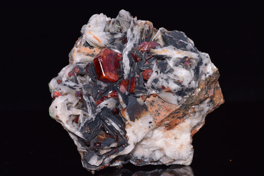 Vanadinite Crystal on Matrix – Moroccan Mineral Specimen