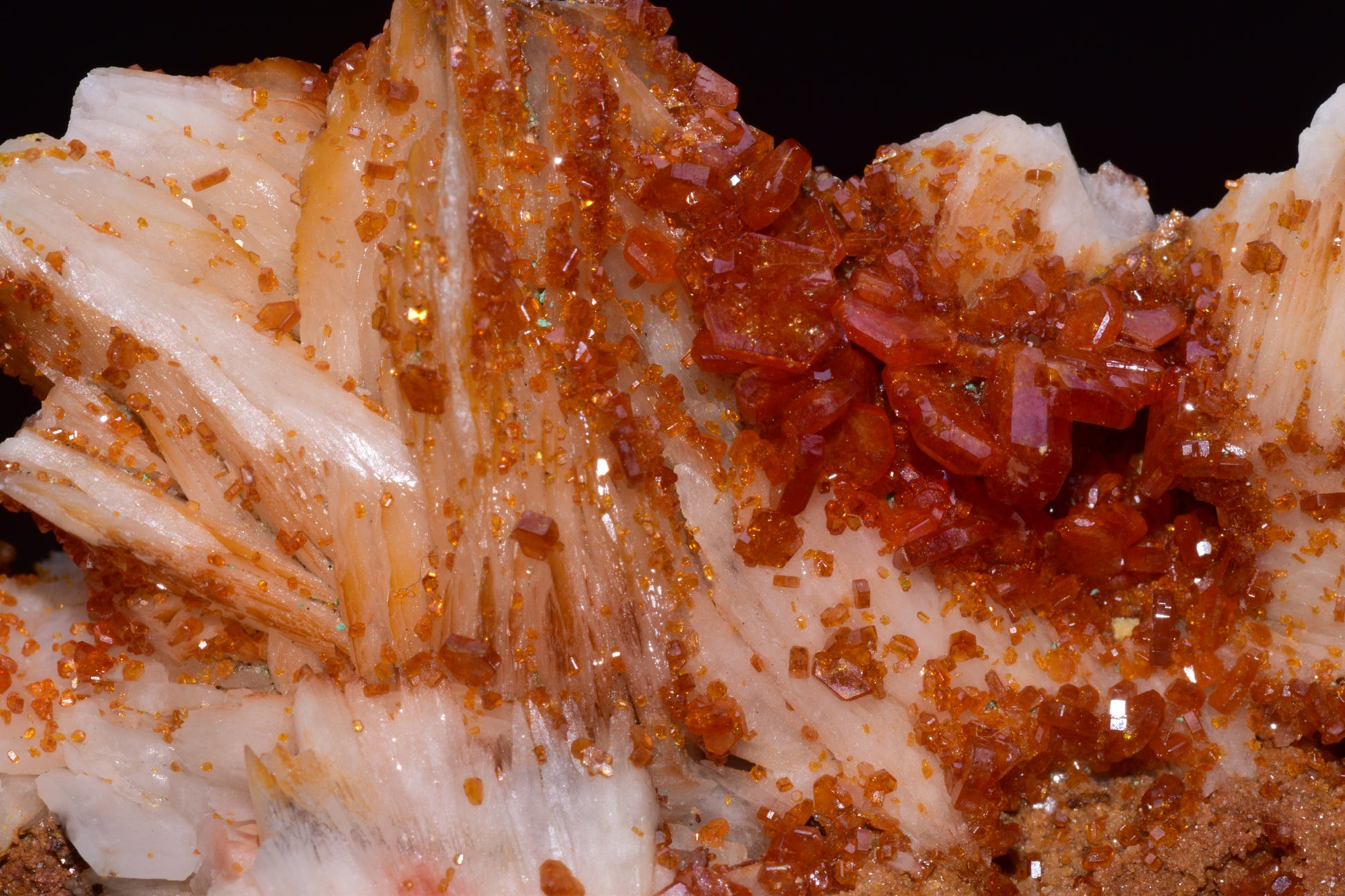 Vanadinite Crystal on Matrix – Moroccan Mineral Specimen