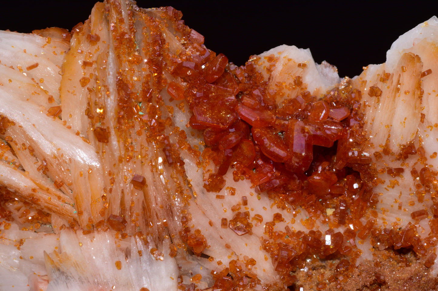 Vanadinite Crystal on Matrix – Moroccan Mineral Specimen