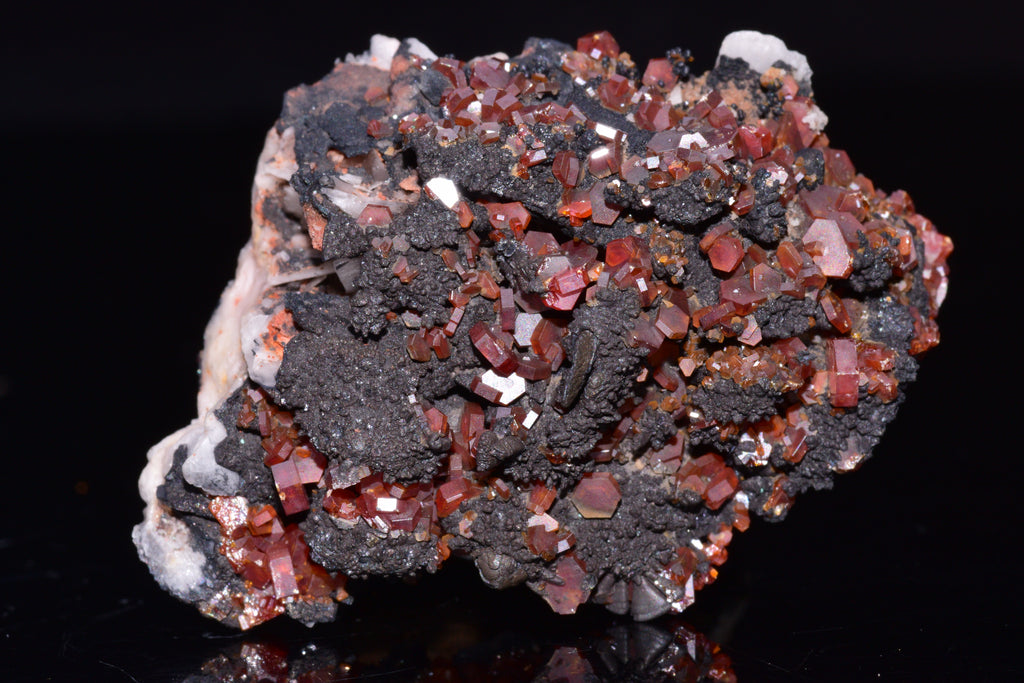 Vanadinite Crystal on Matrix – Moroccan Mineral Specimen