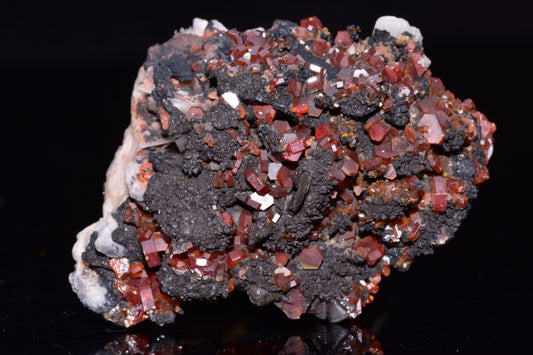 Vanadinite Crystal on Matrix – Moroccan Mineral Specimen