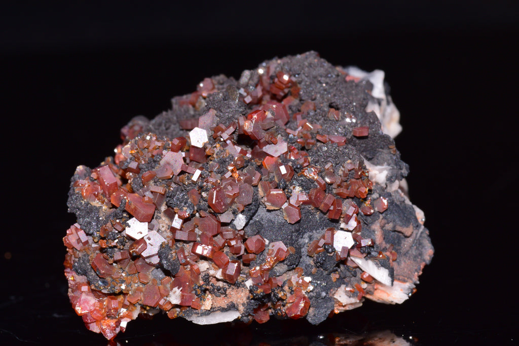 Vanadinite Crystal on Matrix – Moroccan Mineral Specimen