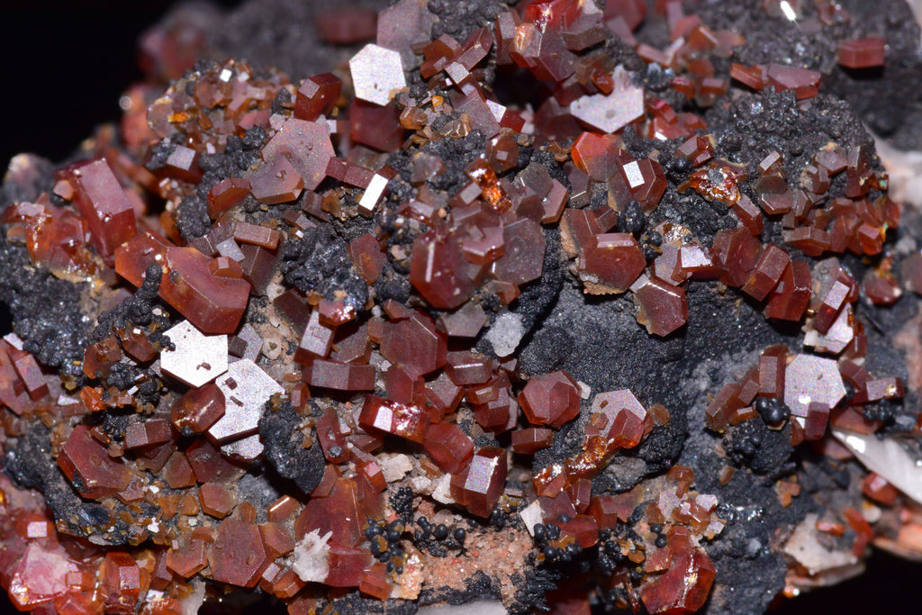 Vanadinite Crystal on Matrix – Moroccan Mineral Specimen