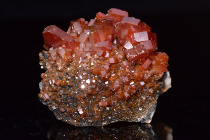 Vanadinite Crystal on Matrix – Moroccan Mineral Specimen