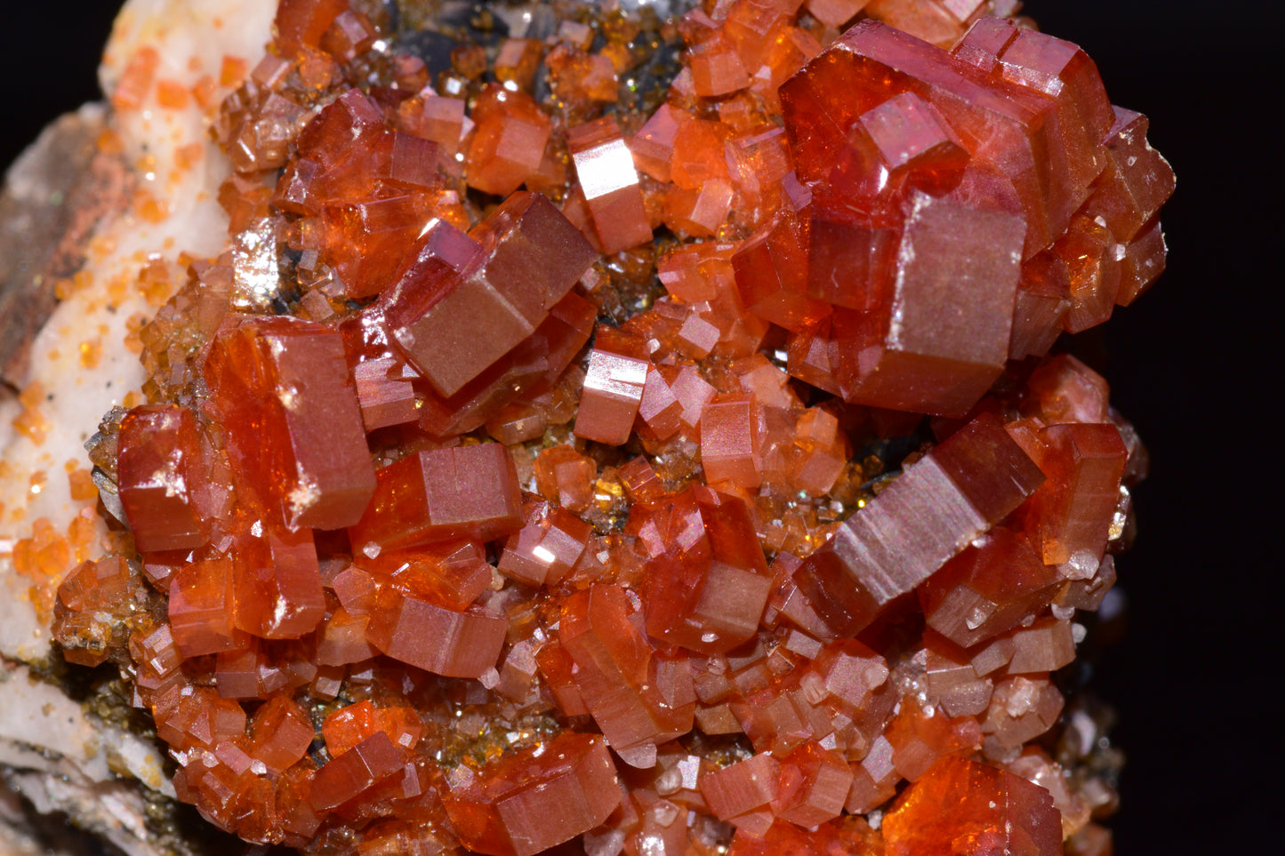 Vanadinite Crystal on Matrix – Moroccan Mineral Specimen
