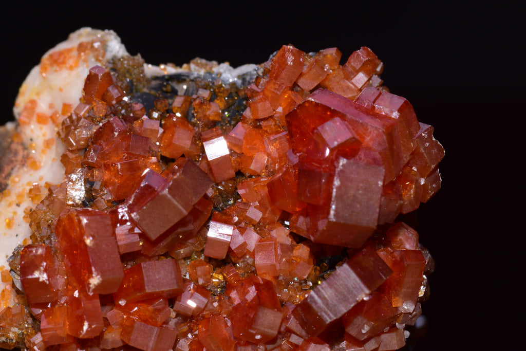 Vanadinite Crystal on Matrix – Moroccan Mineral Specimen