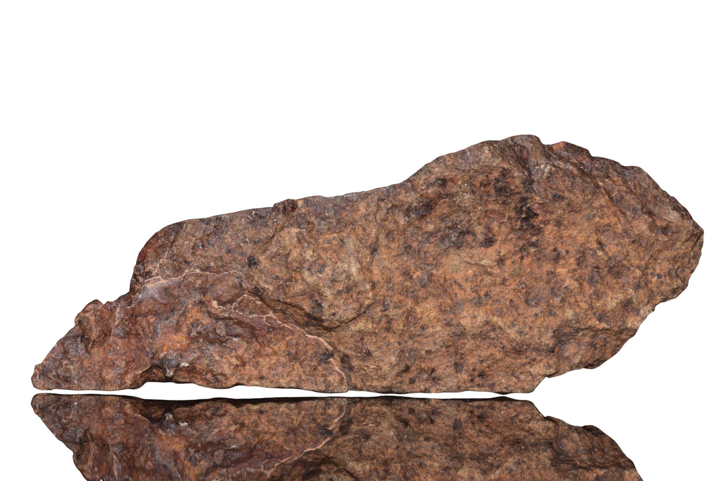 Buy Meteorite LLC unclassified chondrite meteorite fragment with a rough, textured brown surface on a white background.