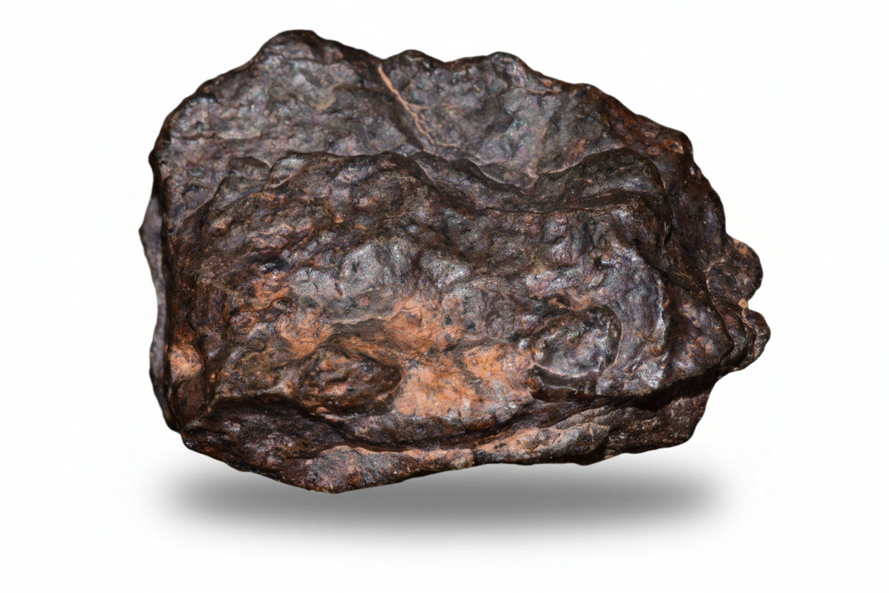 Complete NWA 13272 ungrouped achondrite meteorite fragment, natural rock sample weighing 10.8 grams for sale.