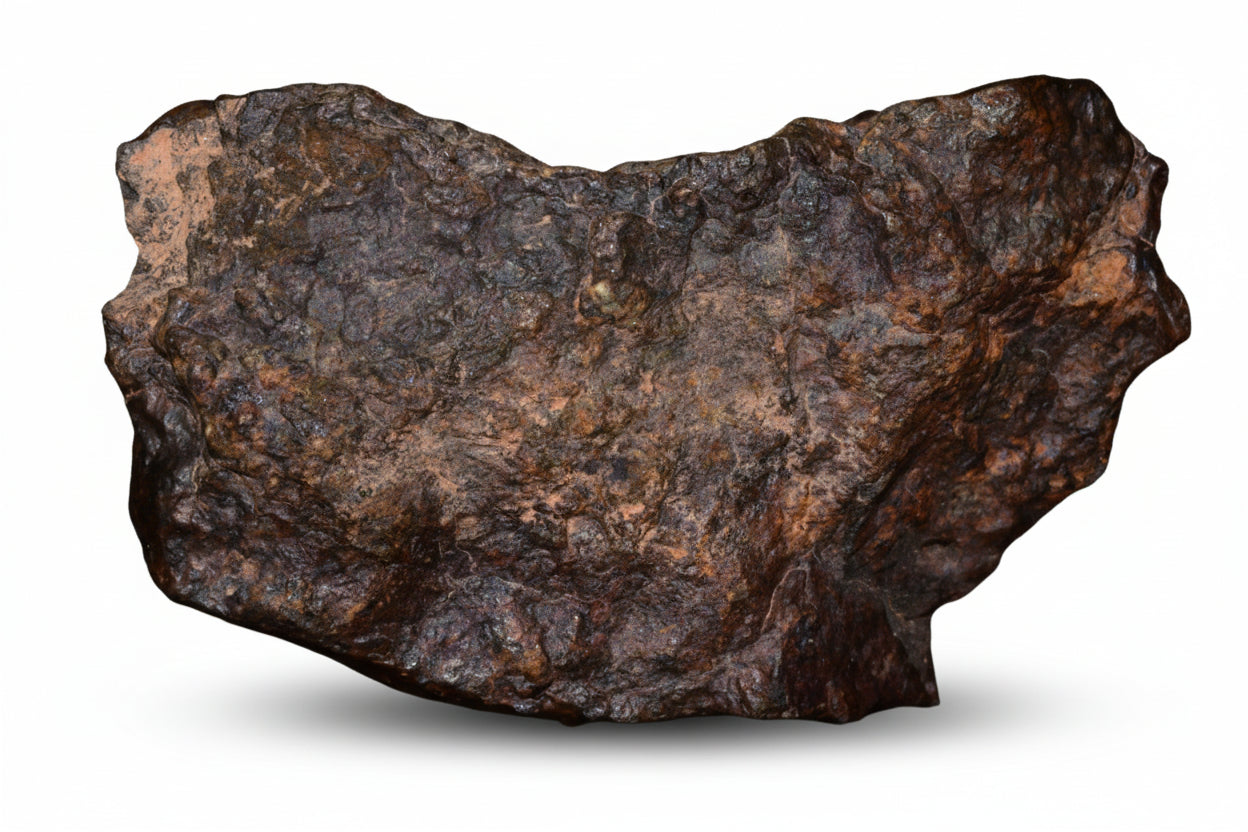 Complete NWA 13272 ungrouped achondrite meteorite fragment showing rough, natural surface with mineral textures, weighing 16.2g.