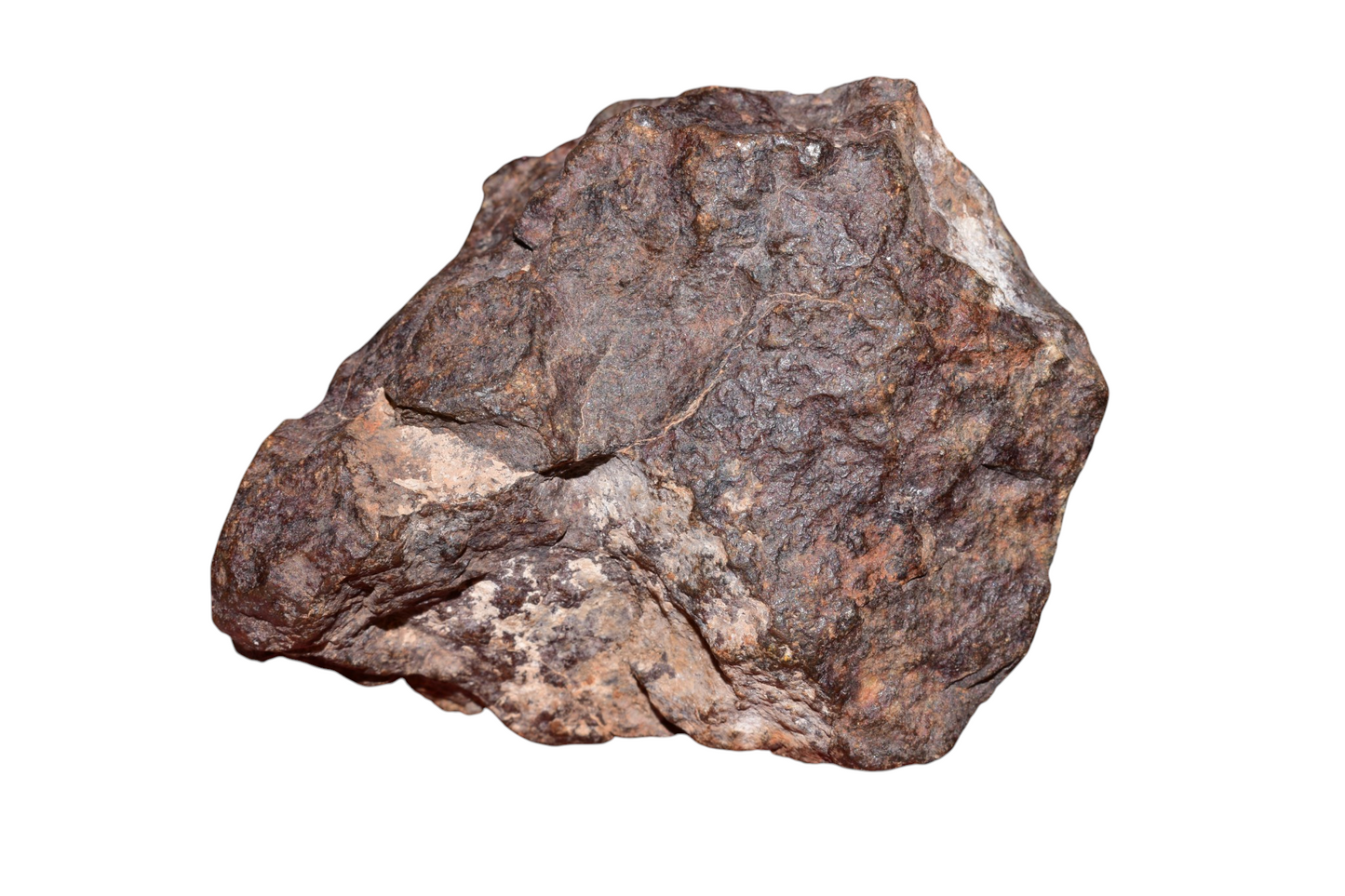 Moroccan chondrite meteorite 125g full fragment angular profile fresh fracture face