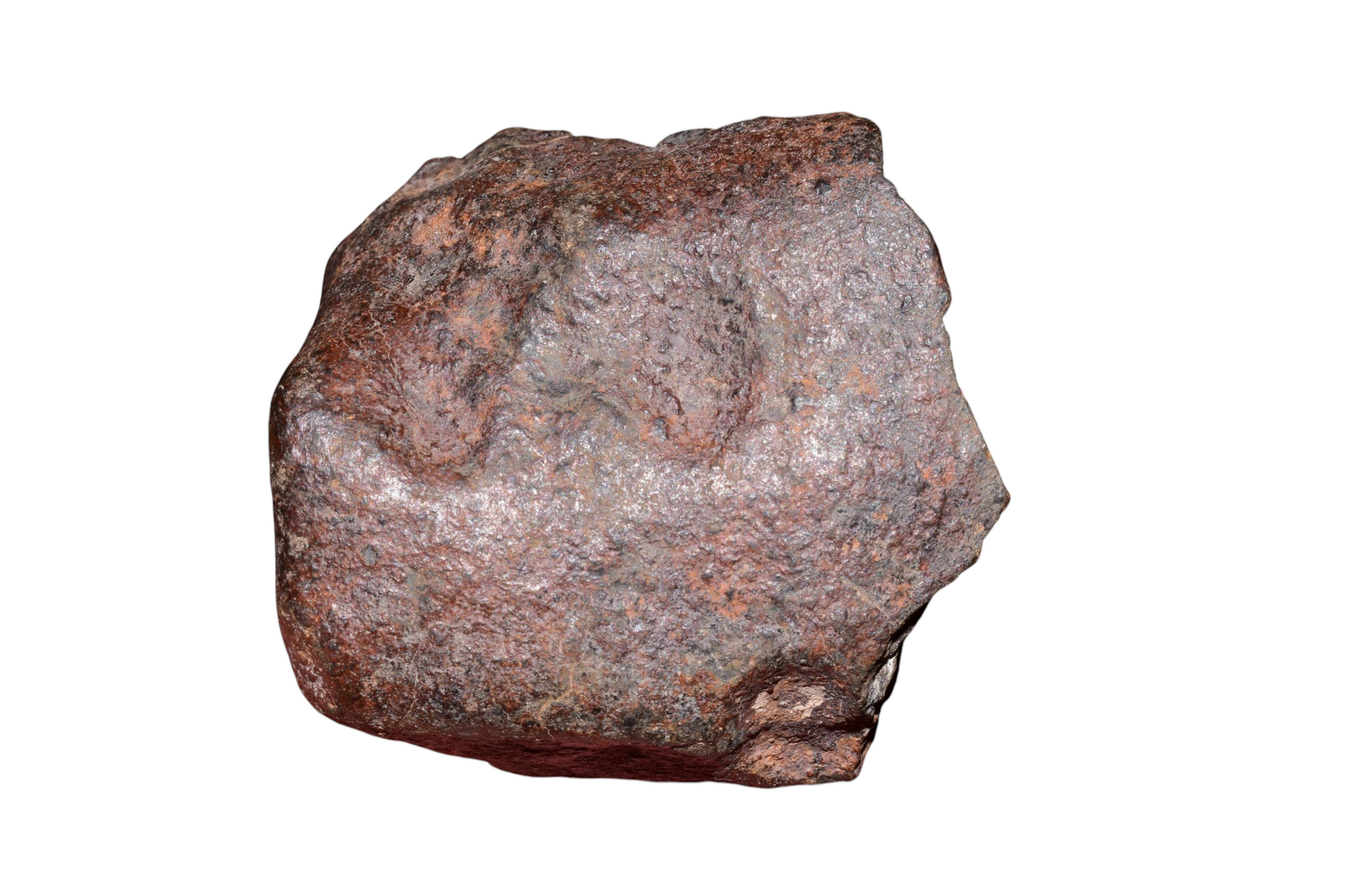 Moroccan chondrite meteorite 125g full fragment broad face natural crust coverage