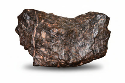 Natural fragment of NWA 13272 ungrouped achondrite meteorite, 16.2g, showing its rocky, textured surface and unique mineral features.