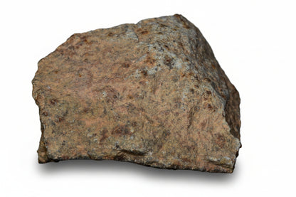Authentic NWA chondrite meteorite showing internal structure